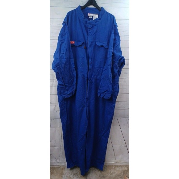 Flame Resistant FR Coveralls Men’s 64 Regular WESTEX UltraSoft Value Line - Picture 1 of 9